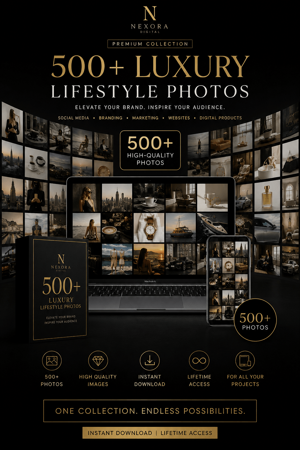 500+ Luxury Lifestyle Photos collection showcasing high-quality images for brands and marketers.