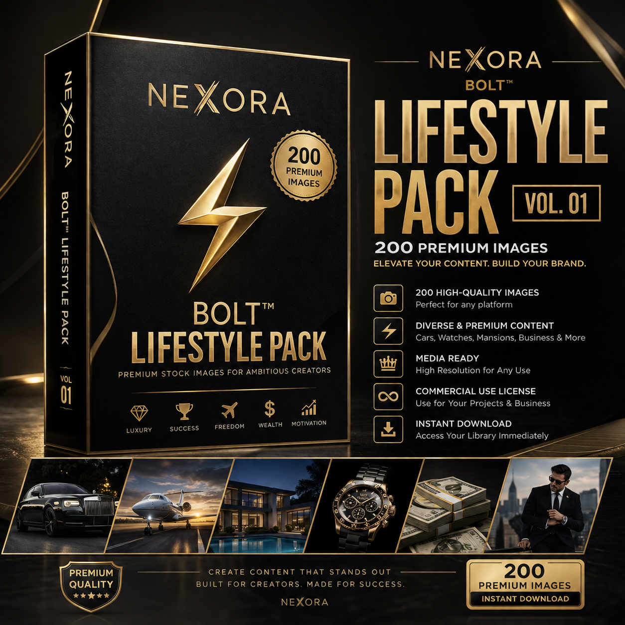 NEXORA BOLT™ Lifestyle Pack Vol. 1