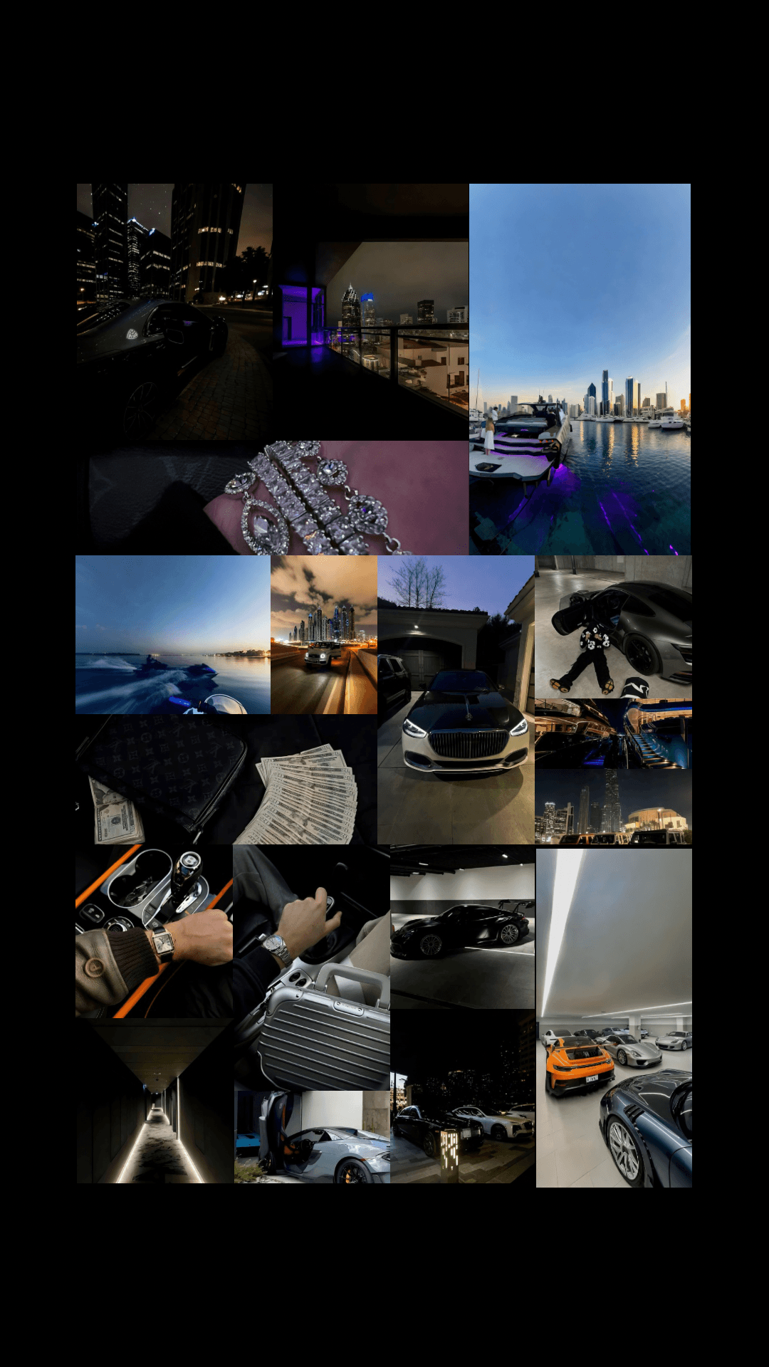 Luxury Lifestyle Photos showcasing luxury cars, elegant accessories, and stunning cityscapes for high-converting content.